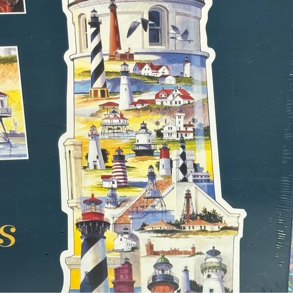 Great American Puzzle Factory 9800 Lighthouses USA Jigsaw Over 600+ PC SEALED - Picture 8 of 16